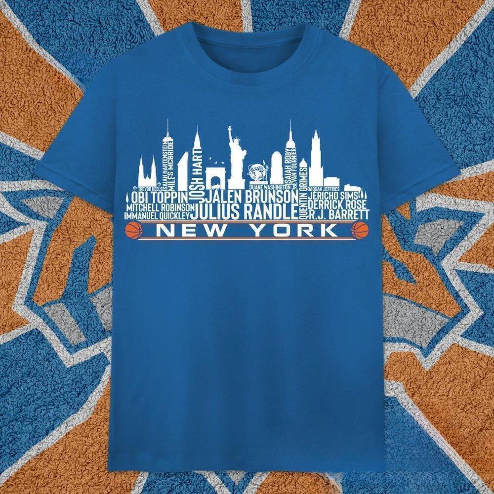 New York Knicks Brunson Hart Basketball Fan T-Shirt